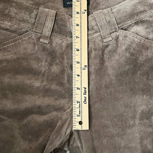 Vintage Suede pants Women Size 4 - Picture 9 of 15